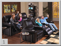 Seatcraft Barcelona Back Row Home Theater Seating