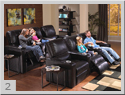 Seatcraft Barcelona Back Row Home Theater Seating