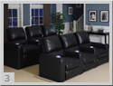 Seatcraft Barcelona Back Row Home Theater Seating