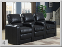 Seatcraft Barcelona Back Row Home Theater Seating
