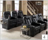 Seatcraft Bellagio Back Row Home Theater Seating