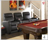 Seatcraft Rialto Back Row Home Theater Seating