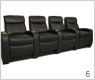 Seatcraft Rialto Back Row Home Theater Seating