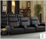 Seatcraft Rialto Front Row Home Theater Seating