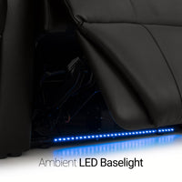 12006 Leather Gel Spacesaver Home Theater Seating