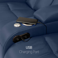 Grenada Italian Leather Home Theater Seating Single Recliner