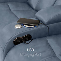 Grenada Italian Leather Home Theater Seating Single Recliner