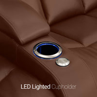 Grenada Italian Leather Home Theater Seating Single Recliner
