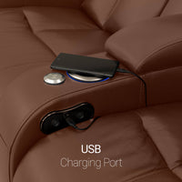 Grenada Italian Leather Home Theater Seating Single Recliner