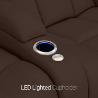 Grenada Italian Leather BACKROW Theater Seating® Single Recliner