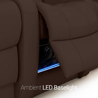 Grenada Italian Leather BACKROW Theater Seating® Single Recliner