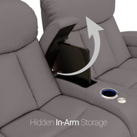 Grenada Italian Leather BACKROW Theater Seating® Single Recliner
