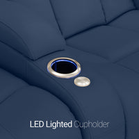 Grenada Italian Leather BACKROW Theater Seating® Single Recliner