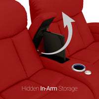 Grenada Italian Leather BACKROW Theater Seating® Single Recliner