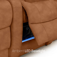 Grenada Italian Leather BACKROW Theater Seating® Single Recliner