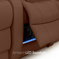 Grenada Italian Leather BACKROW Theater Seating® Single Recliner