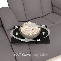Grenada Italian Leather FRONTROW Theater Seating® Home Theater Seat Single Recliner