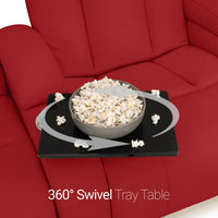 Grenada Italian Leather FRONTROW Theater Seating® Home Theater Seat Single Recliner