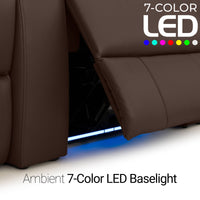 Kodiak CoolZeroᵀᴹ Italian Leather Home Theater Seating Single Recliner