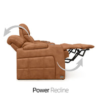 Kodiak CoolZeroᵀᴹ Italian Leather Home Theater Seating Single Recliner