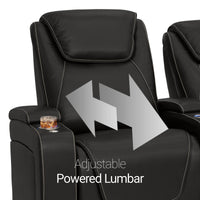 Pantheon Italian Leather Big & Tall Home Theater Seating