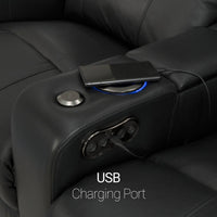 Julius Big & Tall Home Theater Seating Single Recliner