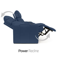 Julius Big & Tall Home Theater Seating Single Recliner