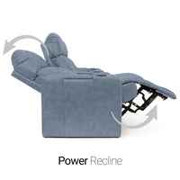 Julius Big & Tall Home Theater Seating Single Recliner
