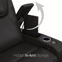 Equinox CoolZeroᵀᴹ Italian Leather BACKROW Theater Seating® Single Recliner