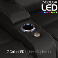 Equinox CoolZeroᵀᴹ Italian Leather BACKROW Theater Seating® Single Recliner