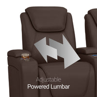 Equinox CoolZeroᵀᴹ Italian Leather BACKROW Theater Seating® Single Recliner