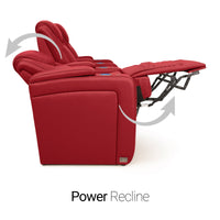 Equinox CoolZeroᵀᴹ Italian Leather BACKROW Theater Seating® Single Recliner