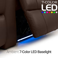 Monterey CoolZeroᵀᴹ Italian Leather Home Theater Seating Single Recliner