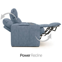 Monterey CoolZeroᵀᴹ Italian Leather Home Theater Seating Single Recliner