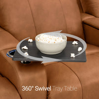 Monterey CoolZeroᵀᴹ Italian Leather Home Theater Seating Single Recliner