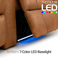 Monterey CoolZeroᵀᴹ Italian Leather Home Theater Seating Single Recliner