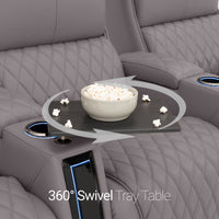 Apex CoolZeroᵀᴹ Italian Leather Home Theater Seating Single Recliner