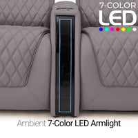 Apex CoolZeroᵀᴹ Italian Leather Home Theater Seating Single Recliner