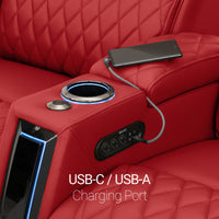 Apex CoolZeroᵀᴹ Italian Leather Home Theater Seats