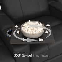 Monterey CoolZeroᵀᴹ Italian Leather BACKROW Theater Seating® Single Recliner
