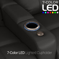 Monterey CoolZeroᵀᴹ Italian Leather BACKROW Theater Seating® Single Recliner