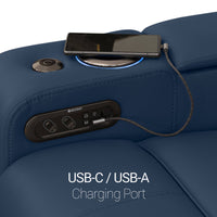 Monterey CoolZeroᵀᴹ Italian Leather BACKROW Theater Seating® Single Recliner