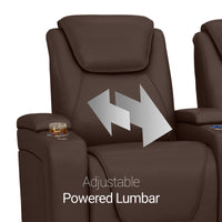 Equinox CoolZeroᵀᴹ Italian Leather Home Theater Seating Single Recliner