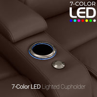 Equinox CoolZeroᵀᴹ Italian Leather Home Theater Seating Single Recliner