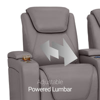 Equinox CoolZeroᵀᴹ Italian Leather Home Theater Seating Single Recliner