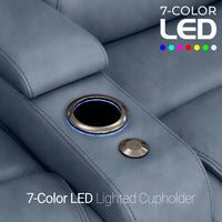 Equinox CoolZeroᵀᴹ Italian Leather Home Theater Seating Single Recliner