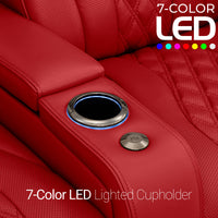 Luminis Zero Gravity Home Theater Seating with Heat & Massage Single Recliner