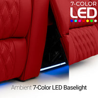 Luminis Zero Gravity Home Theater Seating with Heat & Massage Single Recliner