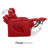Luminis Zero Gravity Home Theater Seating with Heat & Massage Single Recliner