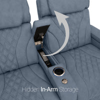 Luminis Zero Gravity Home Theater Seating with Heat & Massage Single Recliner